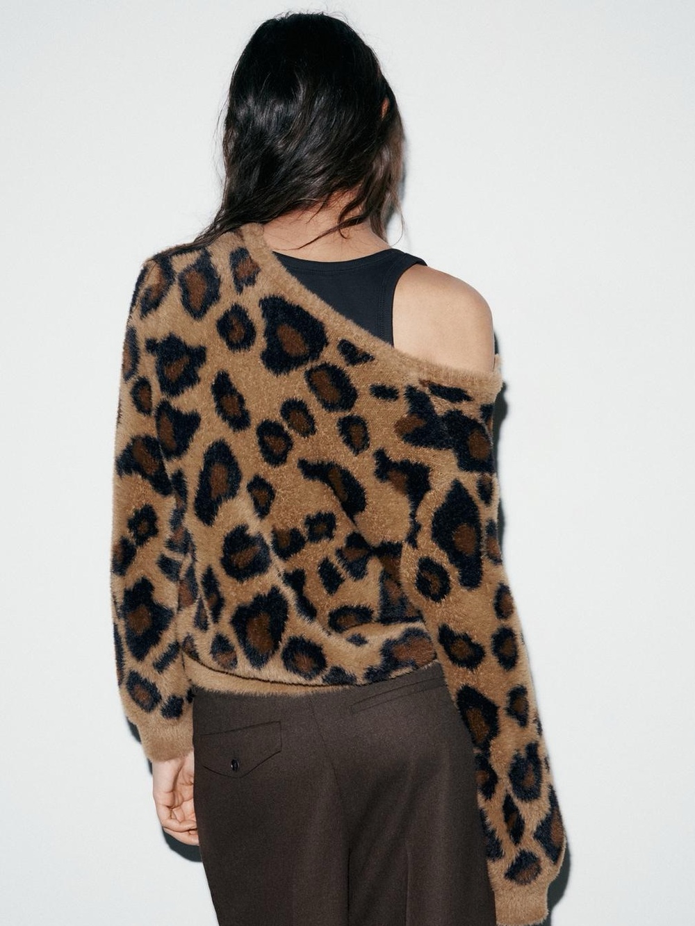 ZARA Leopard Cardigan, NWT - Picture 6 of 16